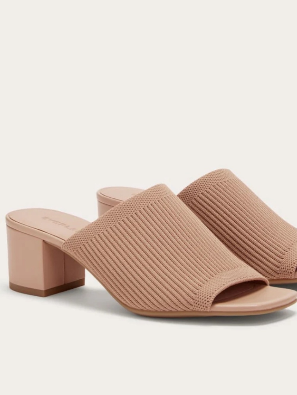 NEW IN BOX - Everlane Glove Mule in Reknit | Tan - Picture 2 of 8